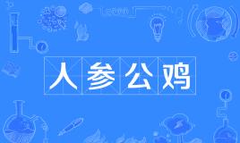 网络上的“人参公鸡”是什么意思？