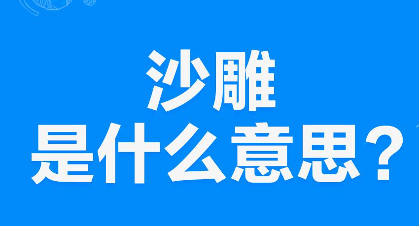 【网络用语】“沙雕”是什么意思？