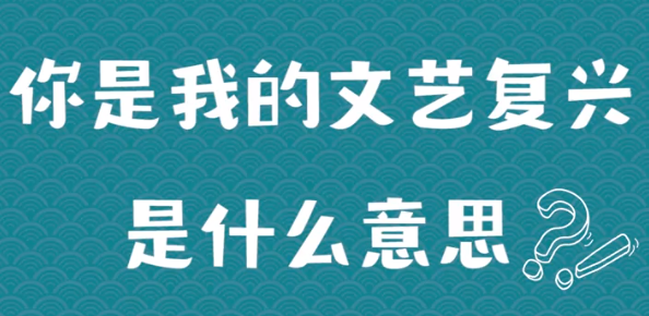 【网络用语】“你是我的文艺复兴”是什么意思？