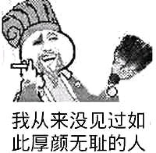 “我从未见过如此厚颜无耻之人”是什么梗？