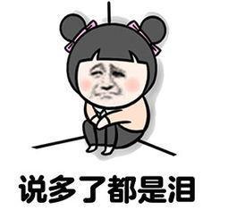 “说多了都是眼泪”是什么意思?