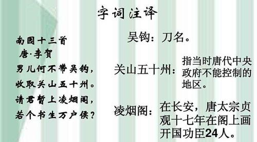 “请君暂上凌烟阁，若个书生万户侯”是什么意思？