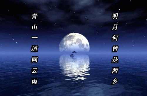 青山一道同云雨,明月何曾是两乡是什么意思？