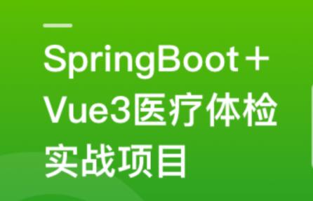 SpringBoot+Vue3+MySQL集群 开发大健康体检双系统