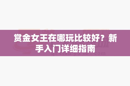 赏金女王在哪玩比较好？新手入门详细指南-第1张图片-369自学